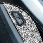 Para Chevrolet Corvette C7 2014-2019 Panel de botones de puerta de coche pegatina decorativa de diamante, unidad izquierda - Imagen 5