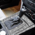 Para Mercedes-Benz Clase C W204 2007-2013 Juego de engranajes de coche Adhesivo decorativo de diamante, volante a la derecha
