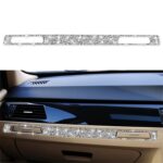 Para BMW Serie 3 E90 / E92 / E93 2005-2012 Etiqueta decorativa de diamante de control central del lado del pasajero del automóvil, unidad derecha