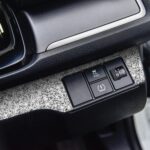 Para Honda Civic 2016-2019 Panel de interruptor de faro de coche pegatina decorativa de diamante, volante a la derecha