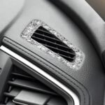 Para Honda Civic 2016-2019, salidas de aire para instrumentos de coche, pegatina decorativa de diamante, volante a la izquierda