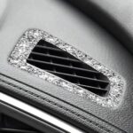 Para Honda Civic 2016-2019, salidas de aire para instrumentos de coche, pegatina decorativa de diamante, volante a la izquierda - Imagen 5