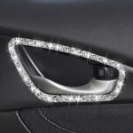 Para Honda Civic 2016-2019, pegatina decorativa de diamante para marco de puerta interior de coche, unidad izquierda y derecha - Imagen 4