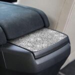 Para Honda Civic 2016-2019 cubierta trasera de la guantera del coche pegatina decorativa de diamante, unidad izquierda y derecha