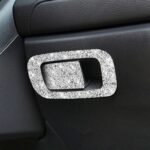 Para Honda Civic 2016-2019, interruptor de almacenamiento de coche, pegatina decorativa de diamante, volante a la izquierda