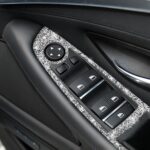Para BMW F10 5 Series 2011-2018, interruptor de elevación de ventana de coche, pegatina decorativa de diamante, volante a la derecha