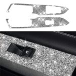 Para Ford Mustang 2015-2020 Panel elevador de puerta de coche B pegatina decorativa de diamante, Door Lift Panel B Left Drive