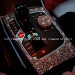 Para Ford Mustang 2015-2020 Panel elevador de puerta de coche B pegatina decorativa de diamante, Door Lift Panel B Left Drive - Imagen 5