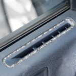 Para Dodge Charger 2011-2014, desempañador de ventana de coche, pegatina decorativa de diamante de ventilación de aire, volante a la izquierda