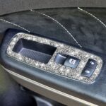 Para Dodge Charger 2011-2014 5 unids/set botón de elevación de ventana de coche pegatina decorativa de diamante, volante a la izquierda - Imagen 5