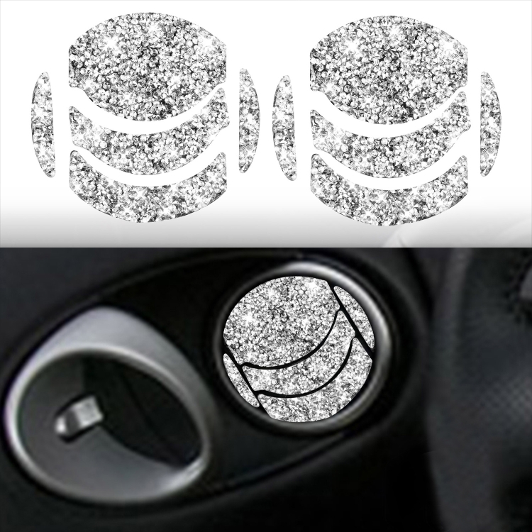 EDA0058224.jpg Para Nissan 350Z 2006-2009 10 Uds. Adhesivo de diamante para puerto de escape izquierdo y derecho de coche, Unidad Universal izquierda y derecha - Imagen 1