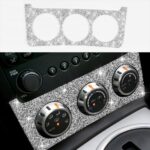 Para Nissan 350Z 2006-2009, perilla de instrumento de coche, pegatina de diamante, unidad izquierda y derecha Universal
