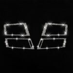 Para BMW X5 E70 / X6 E71 2008-2013 pegatina decorativa de diamante para salida de aire lateral de coche, Side Air Outlet - Imagen 2