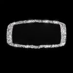 Para BMW X5 E70 / X6 E71 2008-2013 Marco de interruptor de faro de coche pegatina decorativa de diamante, Headlight Switch Frame - Imagen 2