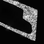 Para BMW X5 E70 / X6 E71 2008-2014, marco de manija interior de puerta de coche, pegatina decorativa de diamante, Door Inner Handle Frame - Imagen 3