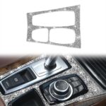 Para BMW X5 E70 2008-2013 / X6 E71 2009-2014 Panel de engranaje de coche pegatina decorativa de diamante, Gear Panel, High Configuration Left Drive
