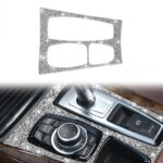 Para BMW X5 E70 2008-2013 / X6 E71 2009-2014 Panel de engranaje de coche pegatina decorativa de diamante, Gear Panel, High Configuration Right Drive