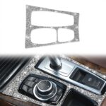 Para BMW X5 E70 2008-2013 / X6 E71 2009-2014 Panel de engranaje de coche pegatina decorativa de diamante, Gear Panel, Low Configuration Left Drive
