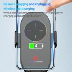 Soporte para coche con salida de aire de carga rápida inalámbrica por inducción infrarroja A7s - Imagen 4