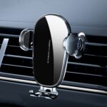 Soporte para coche con salida de aire de carga rápida inalámbrica con bloqueo mecánico D6, Standard