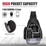 Mochila bandolera para cámara Cwatcun D17 - Imagen 4