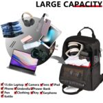 Mochila para portátil con cámara Cwatcun D78, With Detachable Insert Camera Case - Imagen 3