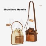 Cwatcun D82 Paquete Bolsa para lentes con cordón Bolsa cruzada para cámara de PU - Imagen 3