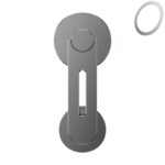 ZF013 para soporte magnético oculto para teléfono Tesla MagSafe, versión abatible, ZF013 (Grey)