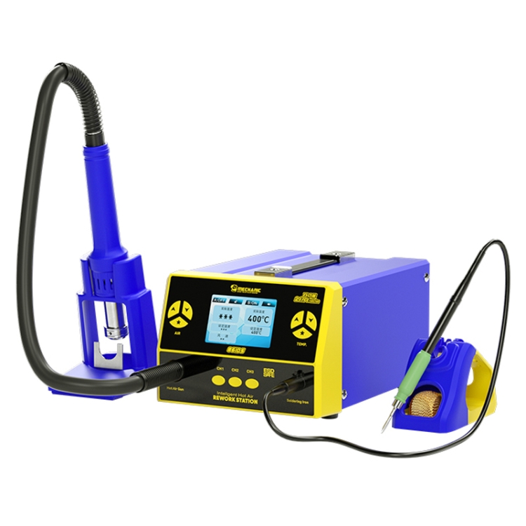 EDA005944902.jpg Mechanic 861DS 2 en 1 Estación de Reparación de Soldador Eléctrico de Pistola de Aire Caliente de Doble Función, EU - Imagen 1