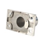 A8767 Soporte de tubo cuadrado de 90 grados de acero inoxidable 316 para barco/yate con tornillos + llave - Imagen 3