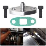 Adaptador de junta 4AN de junta de brida de tubo de suministro de aceite de turbina de coche, For T3 T4 T04E GT42