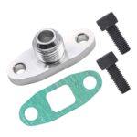 Adaptador de junta 4AN de junta de brida de tubo de suministro de aceite de turbina de coche, For T3 T4 T04E GT42 - Imagen 2