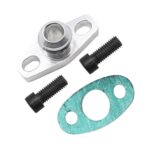 Adaptador de junta 4AN de junta de brida de tubo de suministro de aceite de turbina de coche, For T3 T4 T04E GT42 - Imagen 4