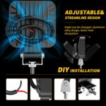 12-30V 12W 6000K luz auxiliar de ingeniería LED para coche de 2,5 pulgadas, 12-30V 12W 6000K - Imagen 3