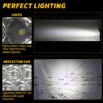 12-30V 12W 6000K luz auxiliar de ingeniería LED para coche de 2,5 pulgadas, 12-30V 12W 6000K - Imagen 4