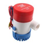 Bomba de agua de sumidero de sentina para barco/RV 12V-1100GPH con tubo de drenaje gris - Imagen 2