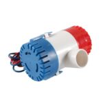Bomba de agua de sumidero de sentina para barco/RV 12V-1100GPH con tubo de drenaje gris - Imagen 3