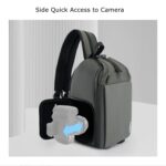 Cwatcun D107 Mochila de fotografía de gran capacidad Hombros Bolsa para cámara portátil, 22 x 36 x 16cm - Imagen 4