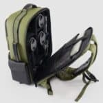 Cwatcun D117 Mochila de fotografía de gran capacidad Hombros Bolsa para cámara portátil, 43.3 x 33 x 13cm - Imagen 5