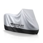 MOTOLSG Cubierta gruesa impermeable a prueba de sol a prueba de polvo para motocicleta, L