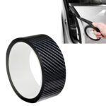 Tira de protección anticolisión para puerta de fibra de carbono Universal para coche, cinta adhesiva embellecedora, 3cm x 10m