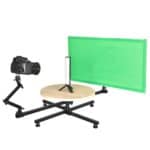 YELANGU Fotografía Profesional Plataforma Giratoria Panorámica Redonda Que Rodea La Plataforma De Grabación De Vídeo De Rotación 360
