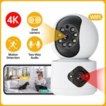 Y6204 4MP Zoom HD Cámara WiFi inteligente impermeable para interiores, EU Plug - Imagen 2