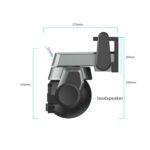 Cámara WiFi impermeable IP66 para exteriores con voz bidireccional de 5MP CF-Q812ES, US Plug - Imagen 3