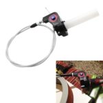 Abrazadera de acelerador con mango de 22mm para motocicleta todoterreno, acelerador Visual de aceite de gran Torque con Cable
