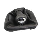 Para Peugeot 207 / 307 / CC30 Palanca de cambios de 5 velocidades Perilla de palanca de cambios de cuero con bola de mano con cubierta a prueba de polvo - Imagen 2