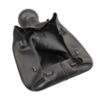 Para Peugeot 207 / 307 / CC30 Palanca de cambios de 5 velocidades Perilla de palanca de cambios de cuero con bola de mano con cubierta a prueba de polvo - Imagen 3