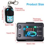 Interruptor de monitor LCD para calentador de estacionamiento de 12 V/24 V para automóvil con control remoto - Imagen 2