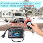 Interruptor de monitor LCD para calentador de estacionamiento de 12 V/24 V para automóvil con control remoto - Imagen 5