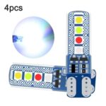 4 unids/pack T10 3030 cuentas de lámpara 8SMD luces de distancia de seguridad para coche luz de matrícula